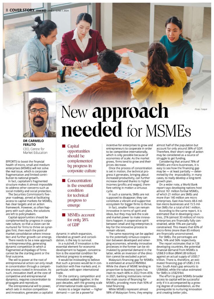 new approach needed for msme